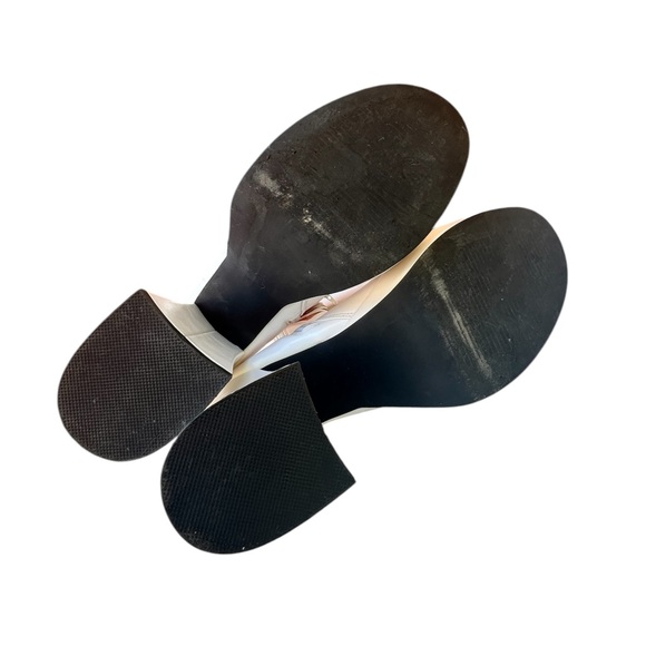 Sugar Thrillz RETRO ROMANCE White With Red clear heart GO GO BOOTS Size 7 - Picture 11 of 16